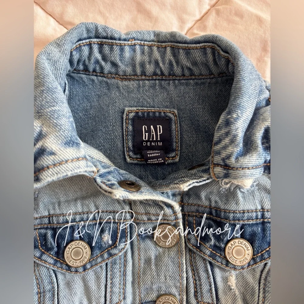 GAP Denim Toddler Jean Jacket Size 12-18M